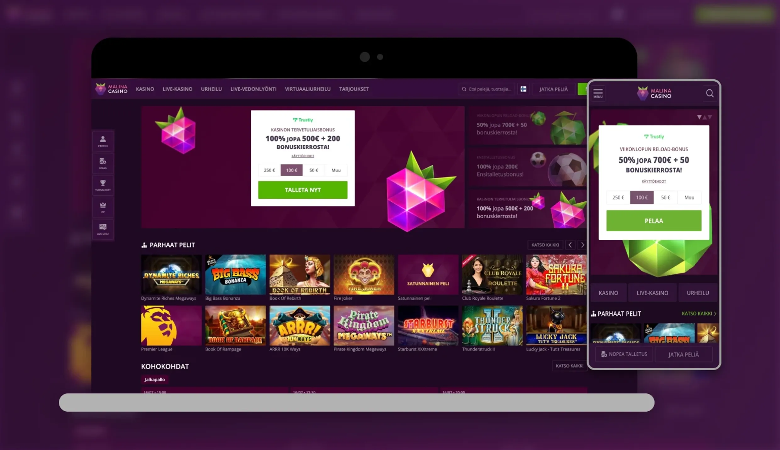 Intro casino fi malina casino